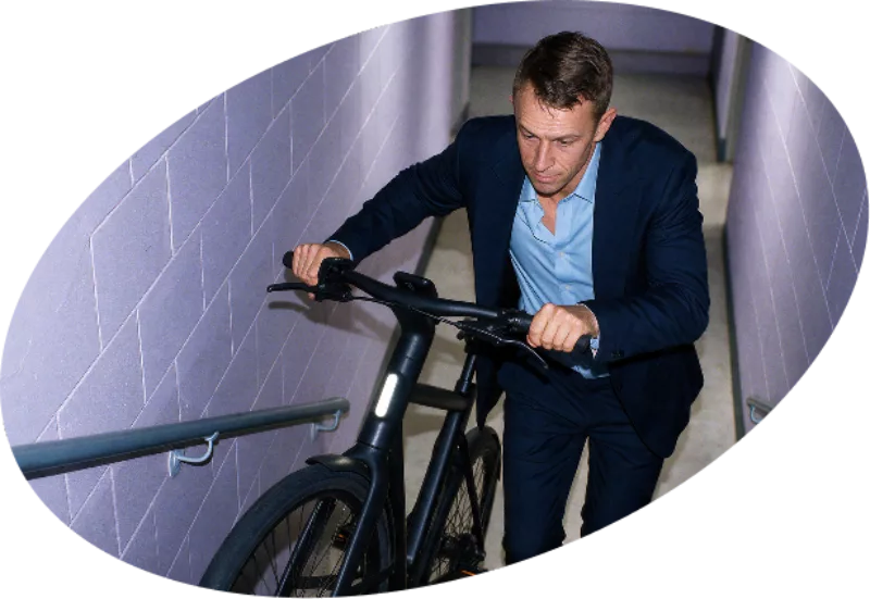 Bike stairs